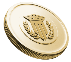 Golden coin